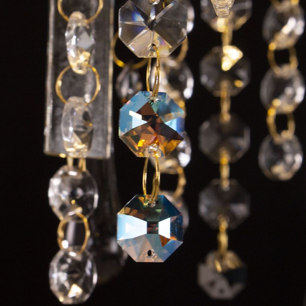 Vanity crystal chandeliers by Multiforme