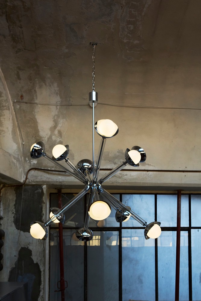 Stimma design chandelier at Milan Fuorisalone 2024