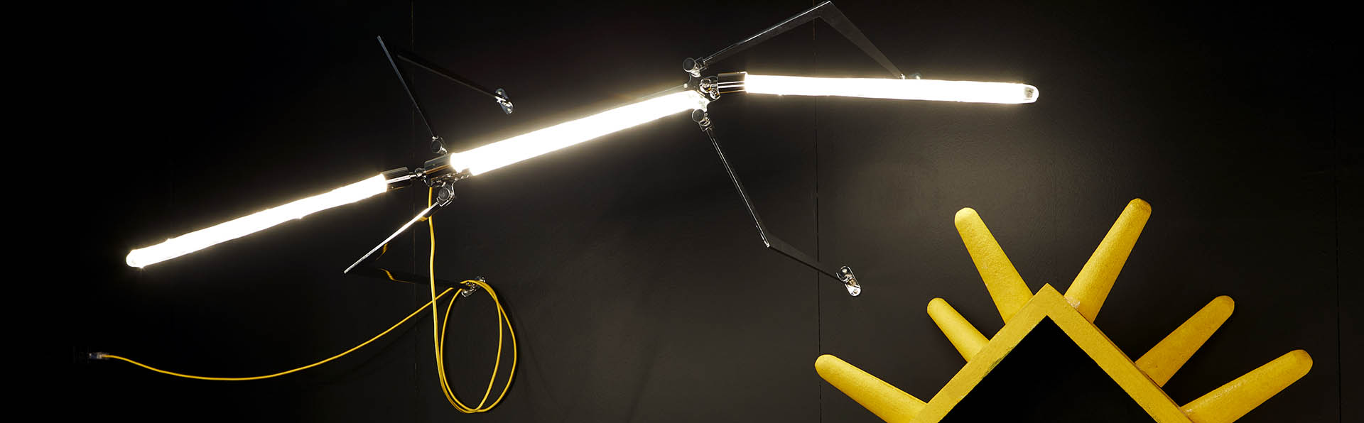 Stick insect lamp by Kevin Chu & Multifrome