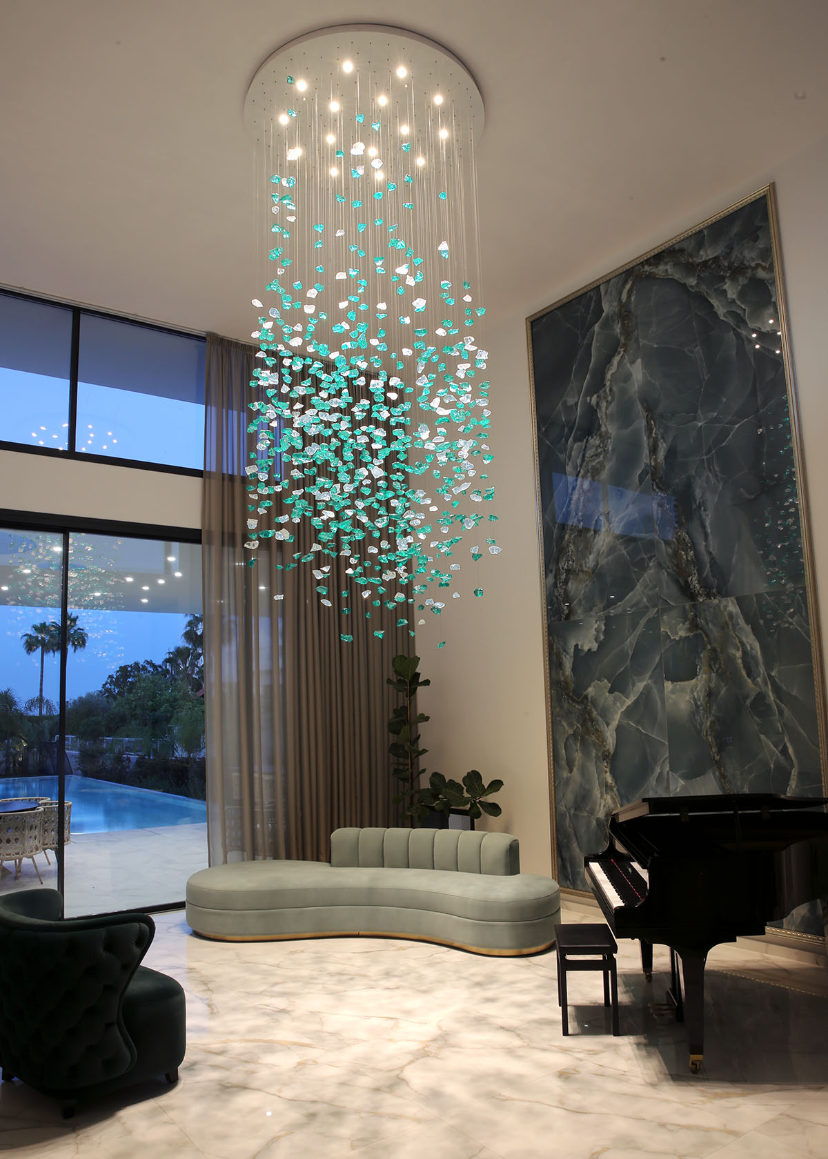 Lampadario a sospensione con cotissi - portfolio-1